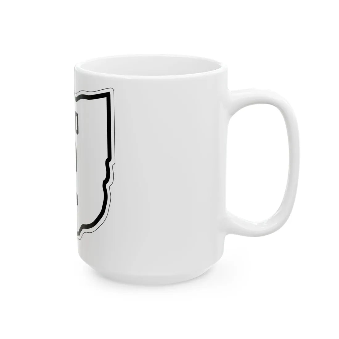 OH-2 1927 (Ohio) (Road Sign) White Coffee Mug - Go Mug Yourself