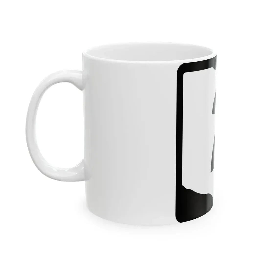 OH-2 (Ohio) (Road Sign) White Coffee Mug - Go Mug Yourself