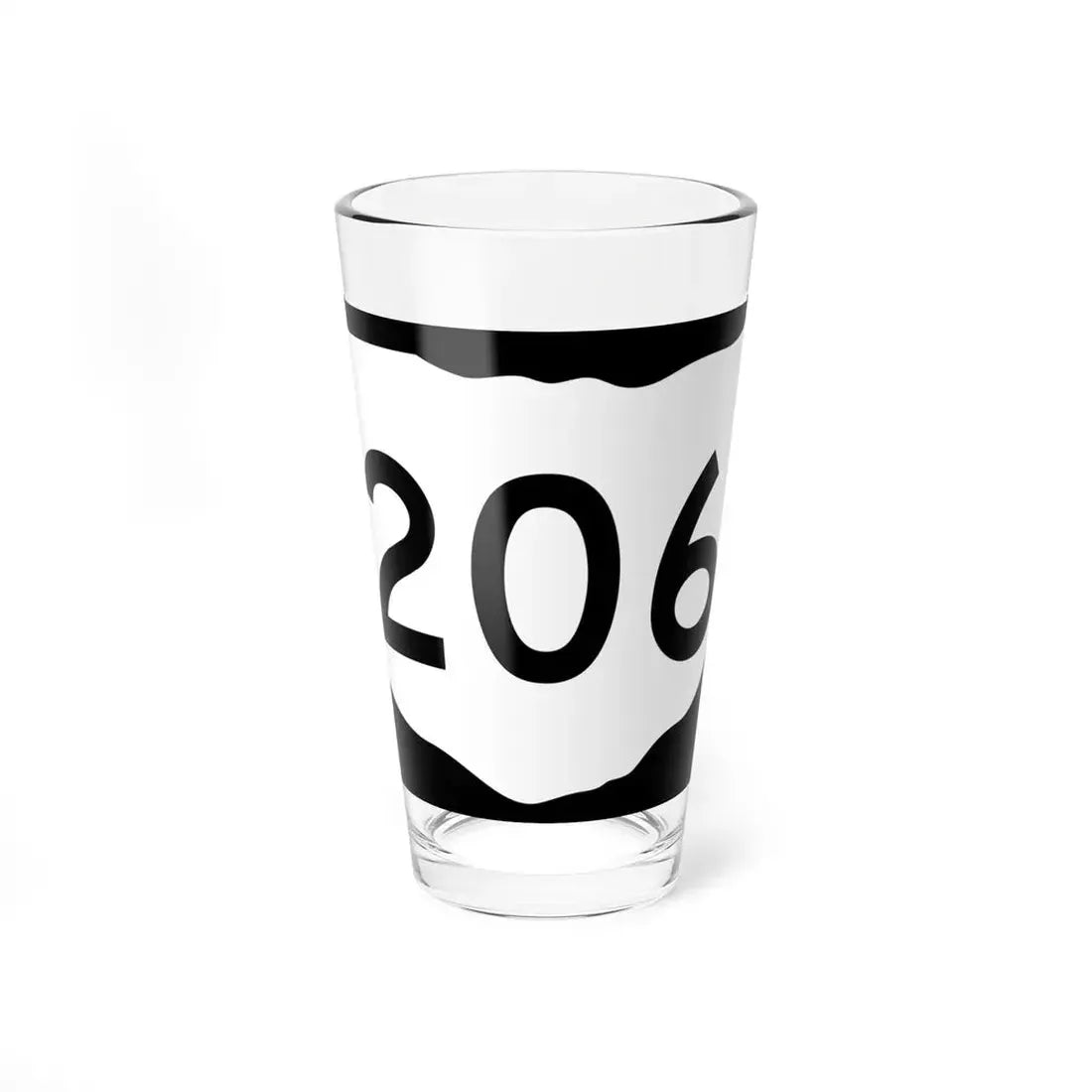 OH-206 (Ohio) (Road Sign) Pint Glss 16oz 16oz - Go Mug Yourself
