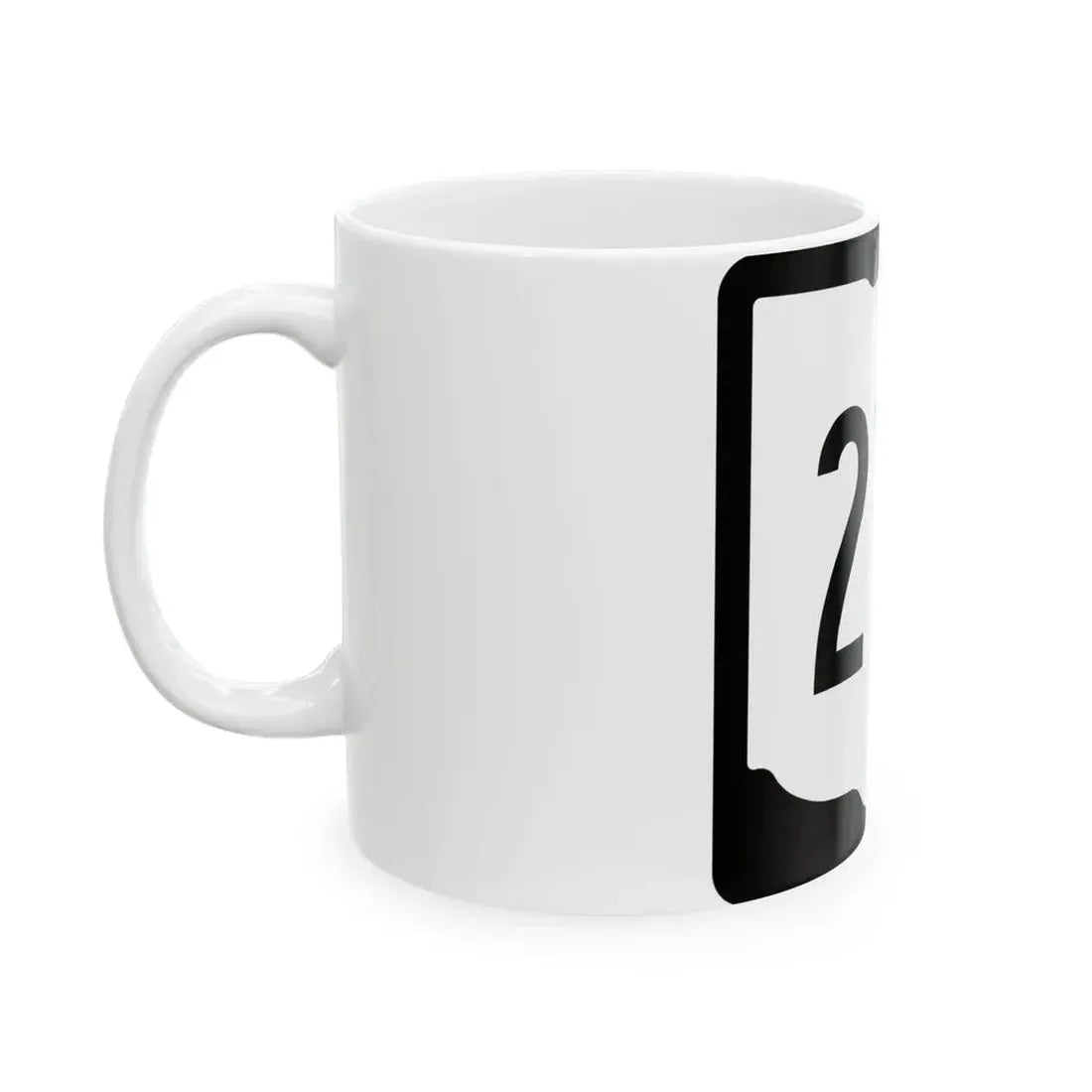 OH-210 1967 (Ohio) (Road Sign) White Coffee Mug - Go Mug Yourself