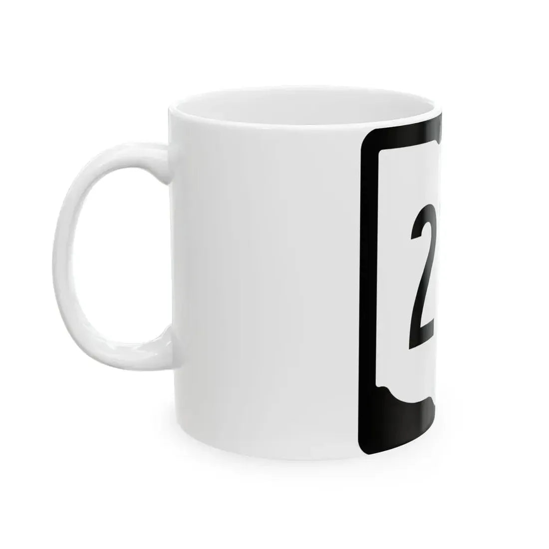 OH-214 1967 (Ohio) (Road Sign) White Coffee Mug - Go Mug Yourself