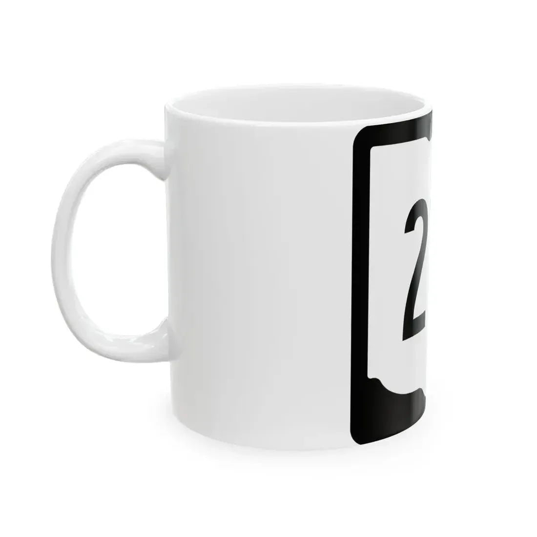 OH-215 1967 (Ohio) (Road Sign) White Coffee Mug - Go Mug Yourself
