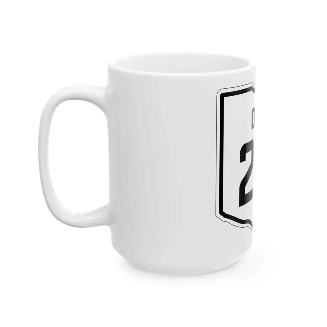 OH-219 1927 (Ohio) (Road Sign) White Coffee Mug - Go Mug Yourself