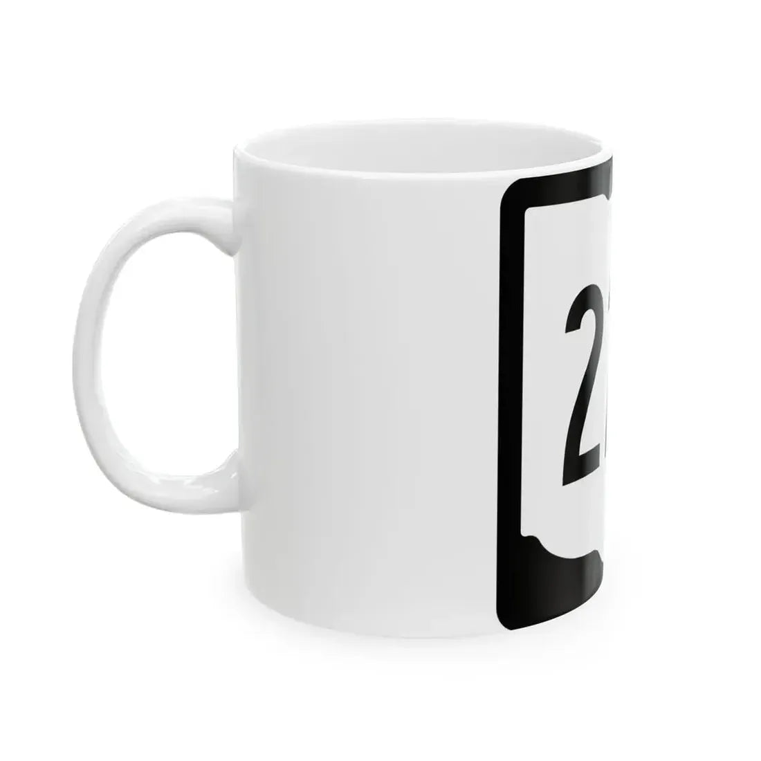 OH-222 1967 (Ohio) (Road Sign) White Coffee Mug - Go Mug Yourself