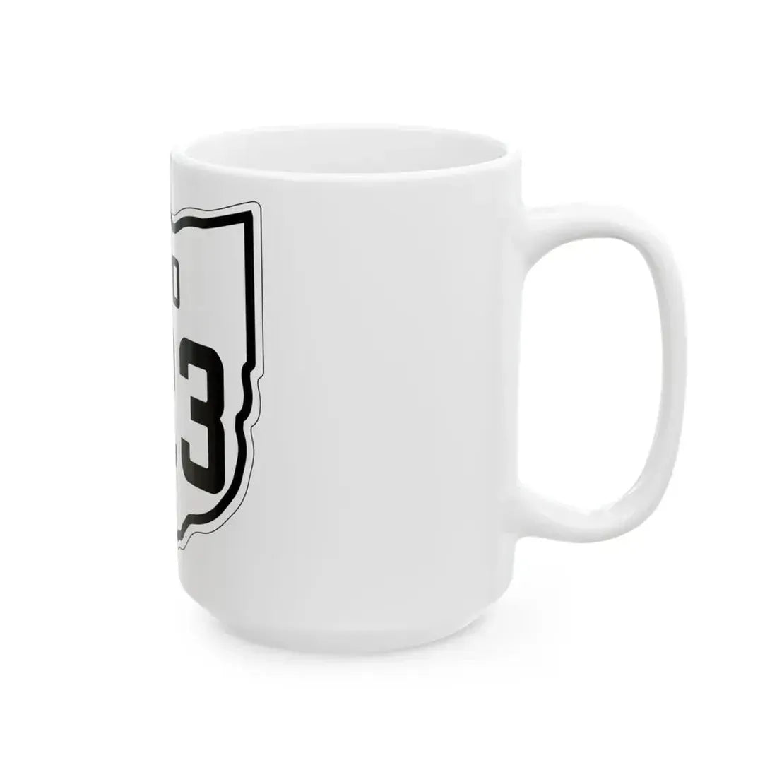 OH-223 1927 (Ohio) (Road Sign) White Coffee Mug - Go Mug Yourself