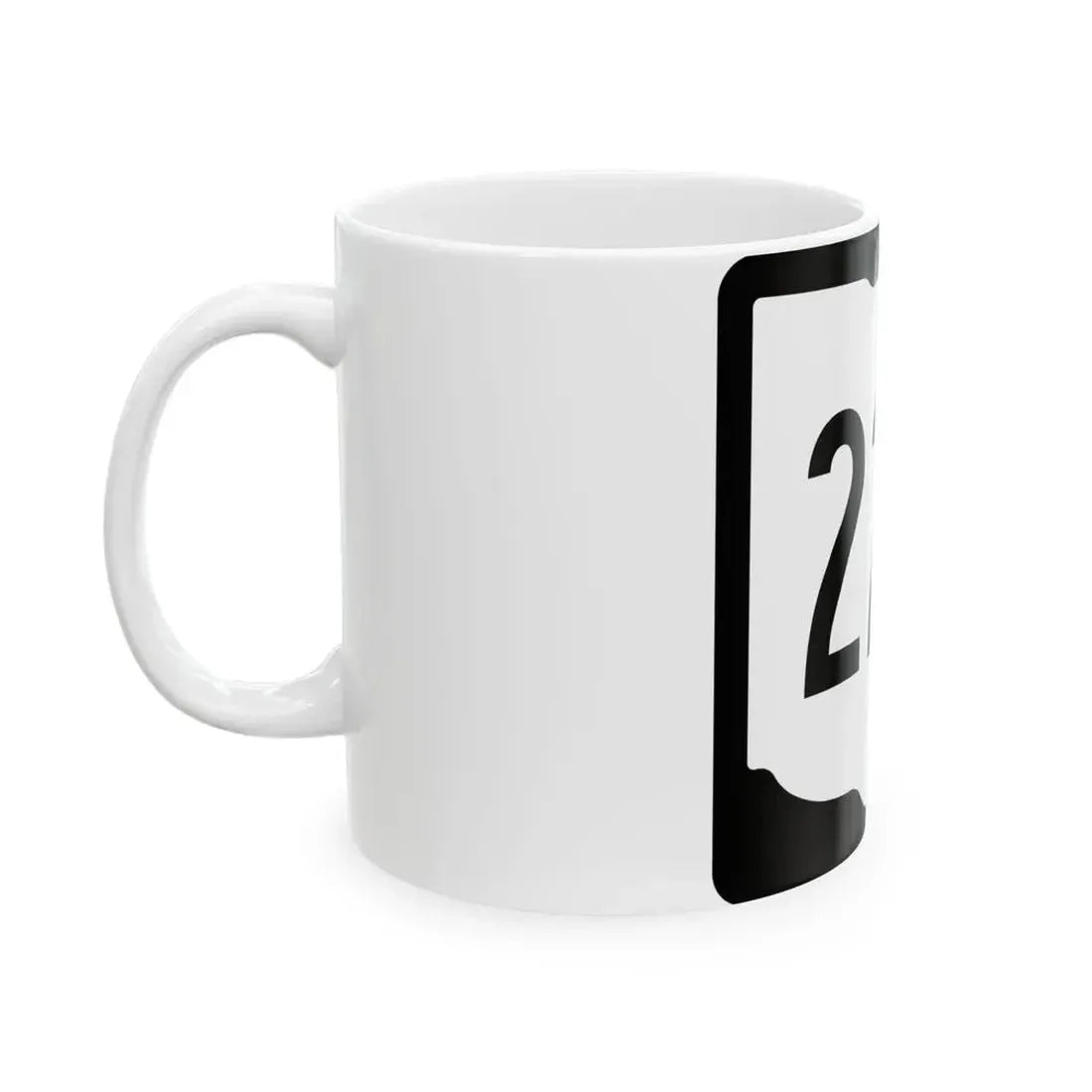 OH-225 1967 (Ohio) (Road Sign) White Coffee Mug - Go Mug Yourself