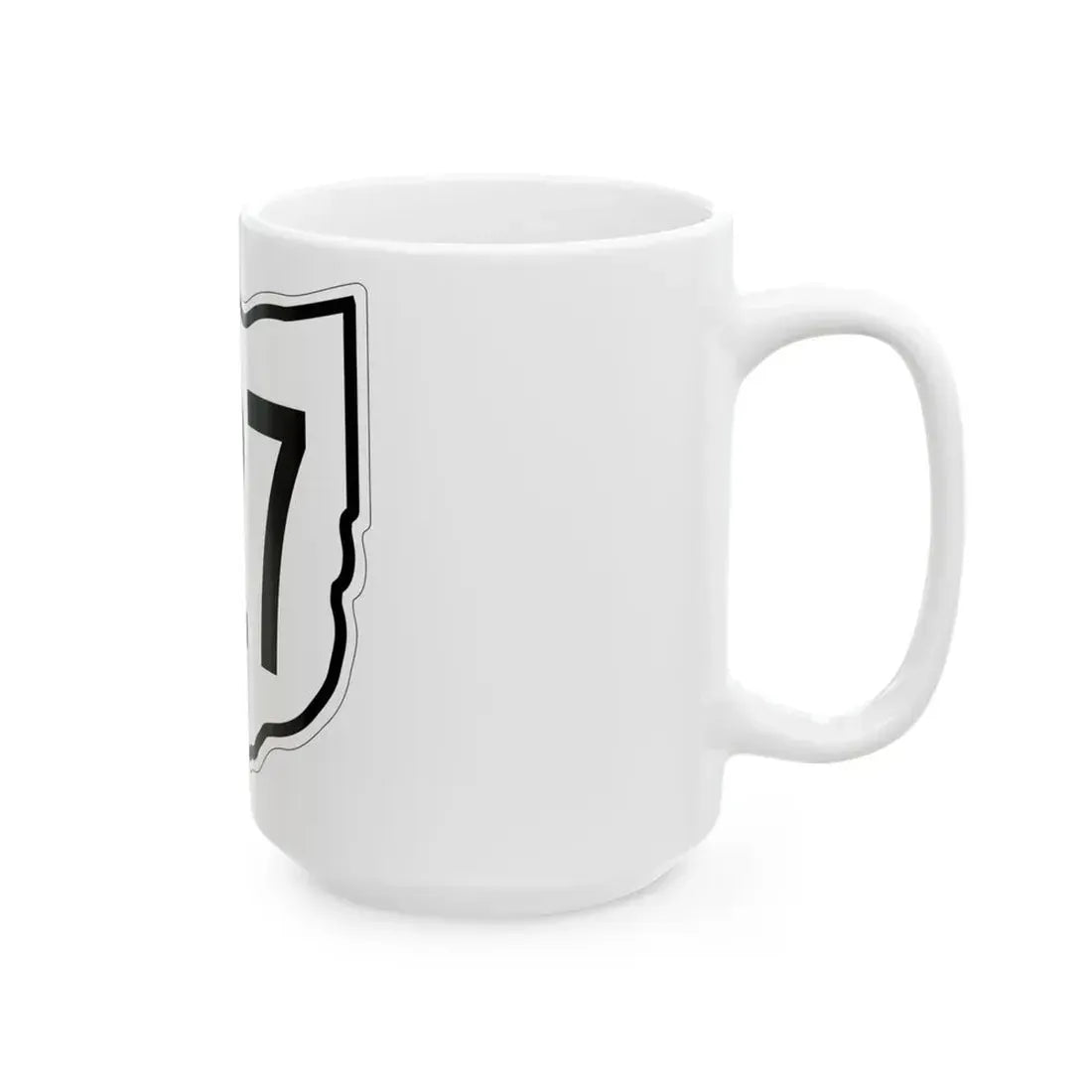 OH-227 1960 (Ohio) (Road Sign) White Coffee Mug - Go Mug Yourself