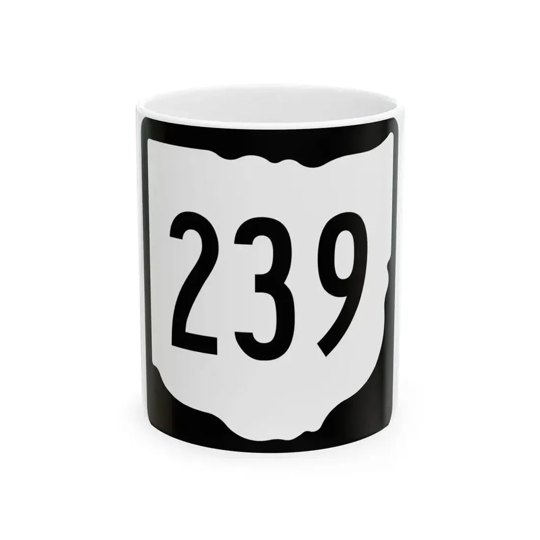 OH-239 1967 (Ohio) (Road Sign) White Coffee Mug 11oz - Go Mug Yourself