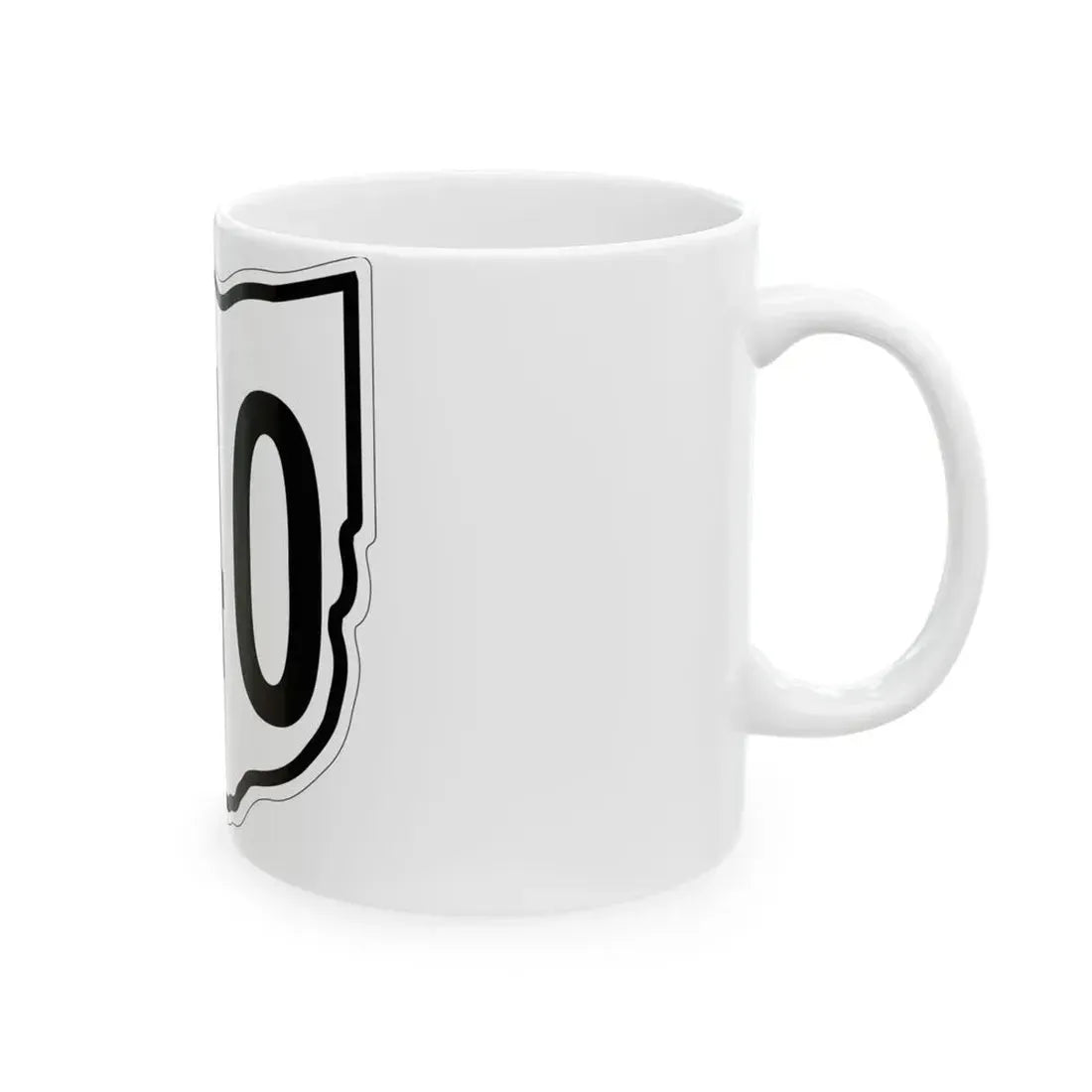 OH-240 1960 (Ohio) (Road Sign) White Coffee Mug - Go Mug Yourself