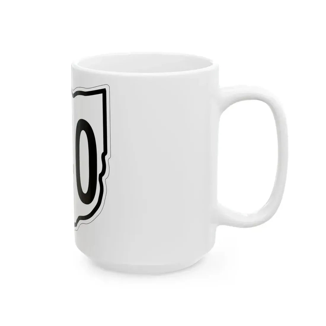 OH-240 1960 (Ohio) (Road Sign) White Coffee Mug - Go Mug Yourself