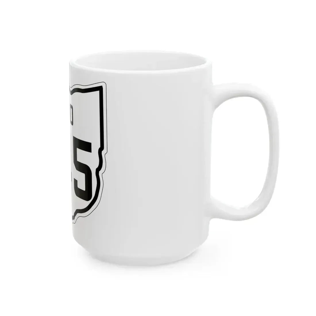 OH-245 1927 (Ohio) (Road Sign) White Coffee Mug - Go Mug Yourself