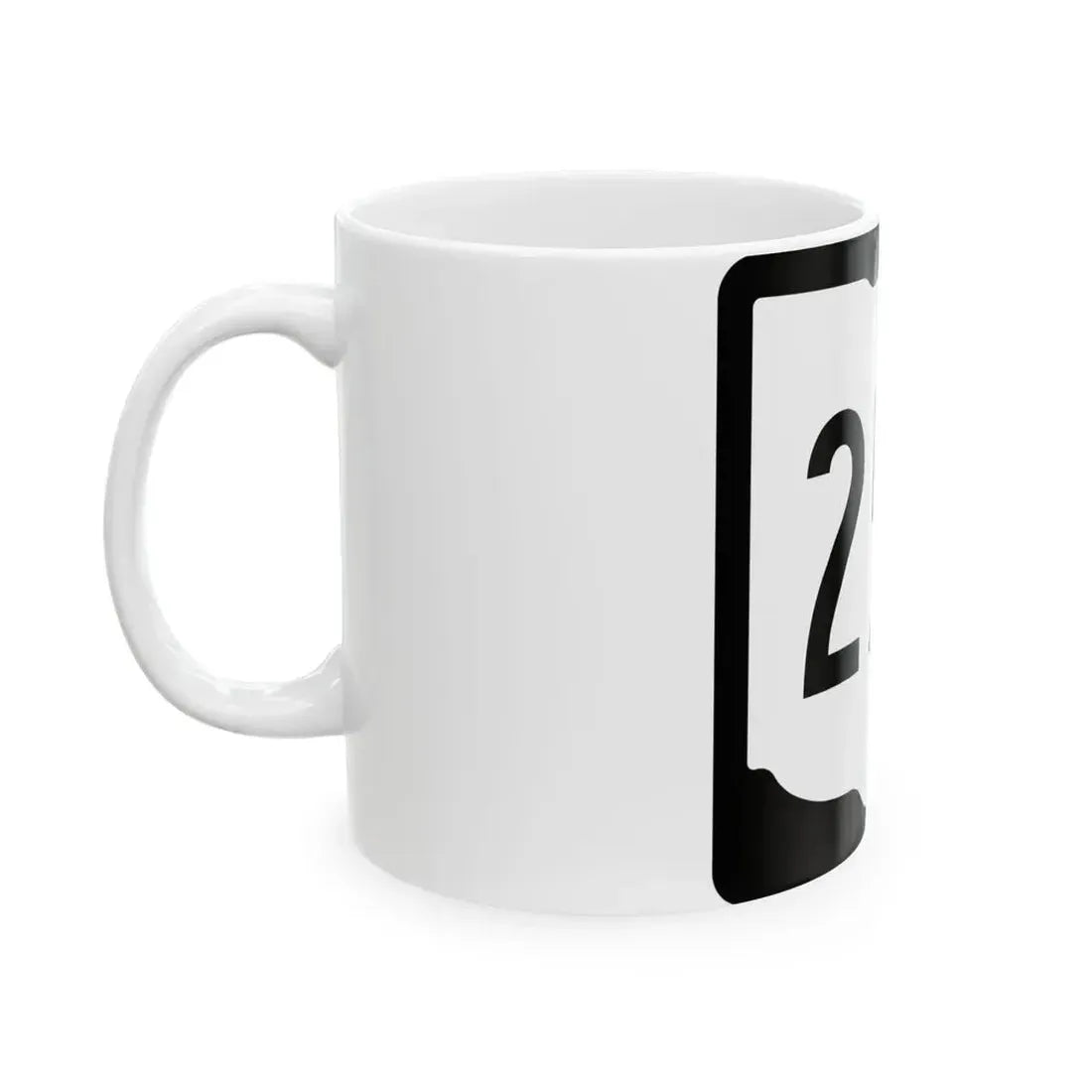 OH-256 1967 (Ohio) (Road Sign) White Coffee Mug - Go Mug Yourself