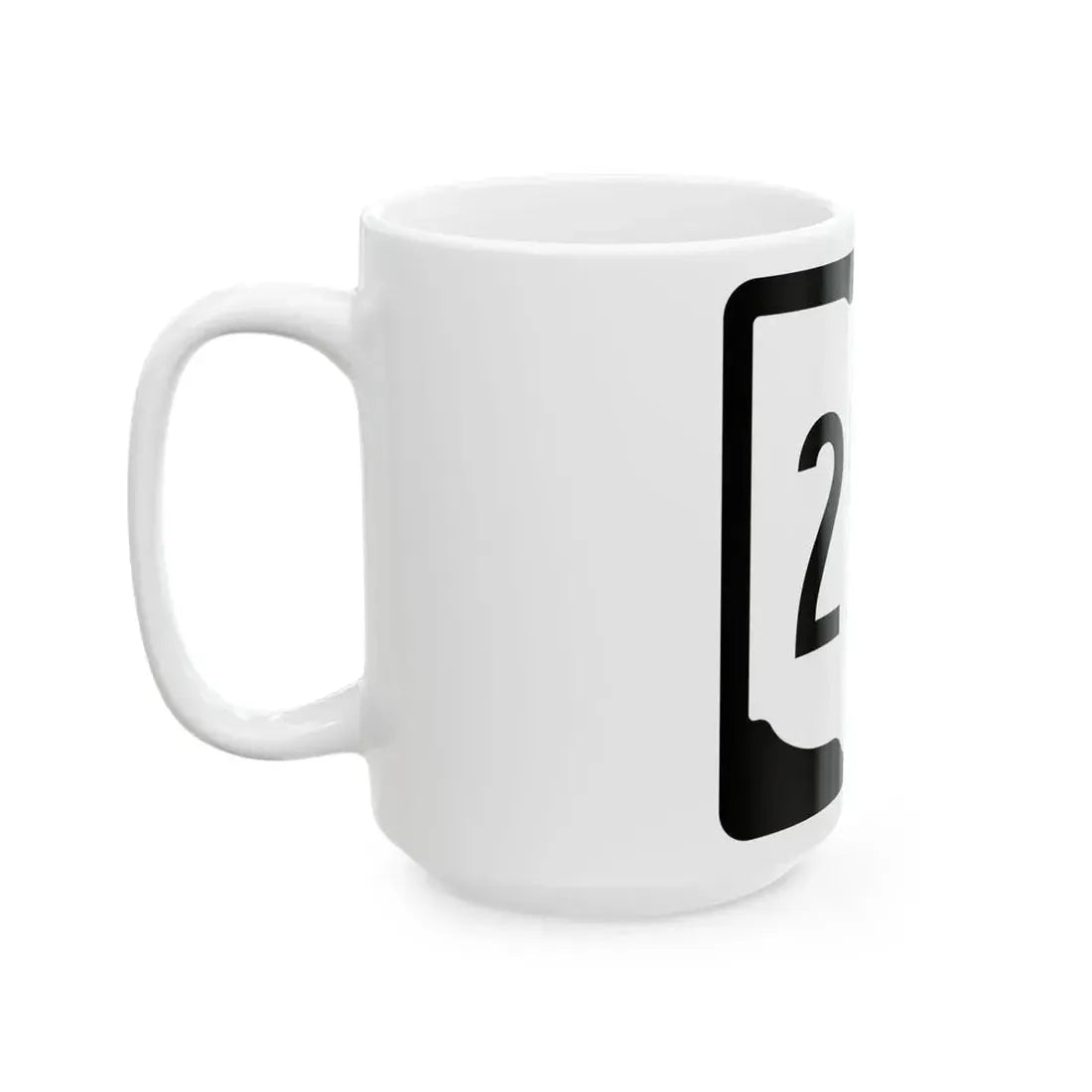 OH-256 1967 (Ohio) (Road Sign) White Coffee Mug - Go Mug Yourself