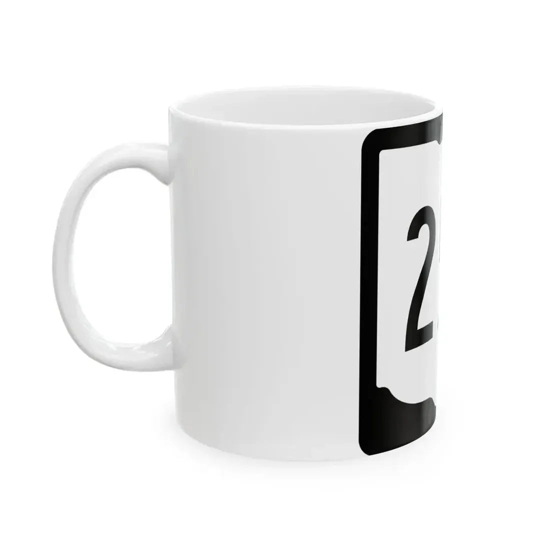 OH-258 1967 (Ohio) (Road Sign) White Coffee Mug - Go Mug Yourself