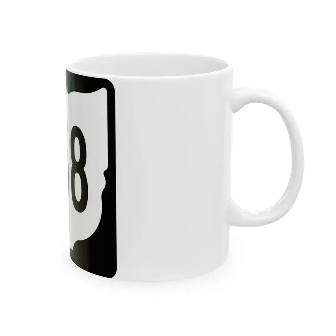 OH-258 1967 (Ohio) (Road Sign) White Coffee Mug - Go Mug Yourself