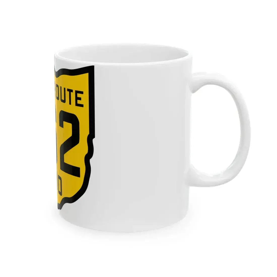 OH-262 1920 (Ohio) (Road Sign) White Coffee Mug - Go Mug Yourself
