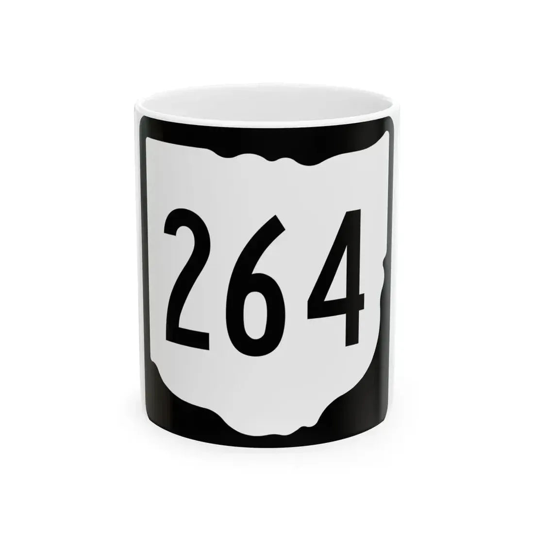OH-264 1967 (Ohio) (Road Sign) White Coffee Mug 11oz - Go Mug Yourself