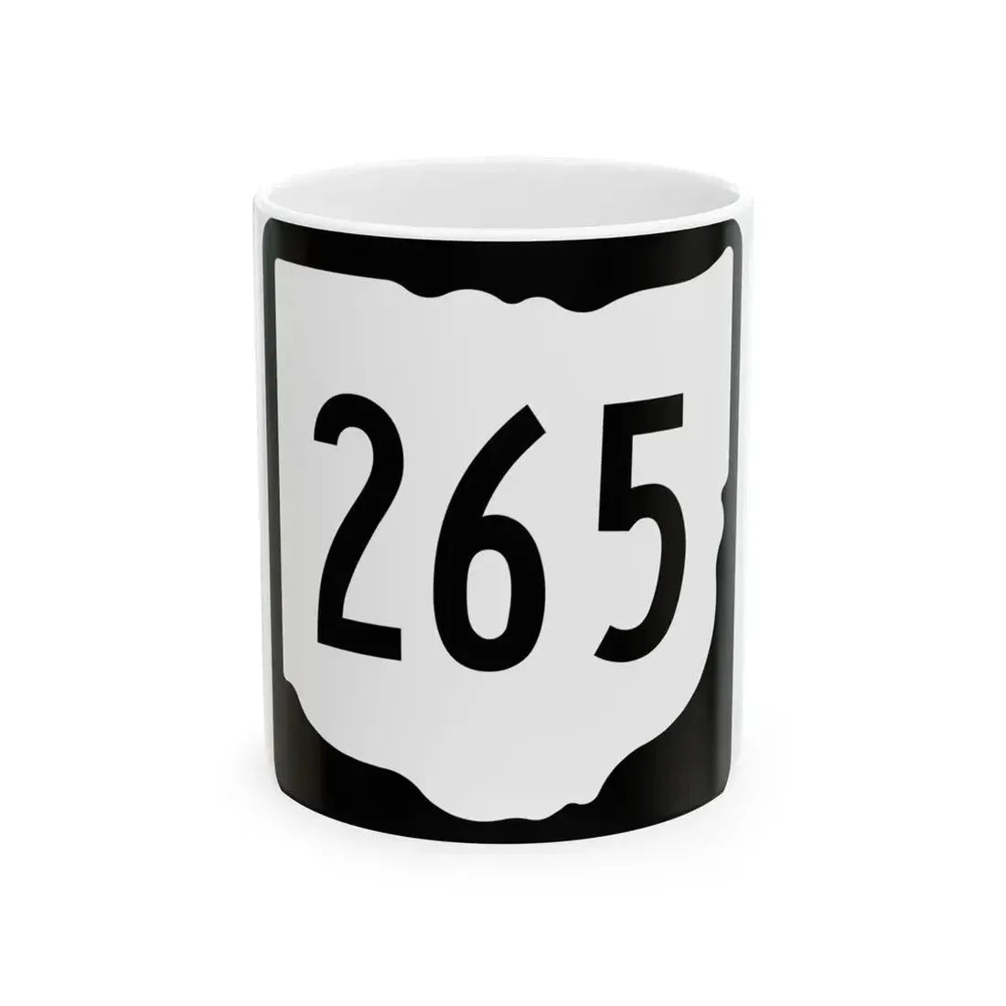 OH-265 1967 (Ohio) (Road Sign) White Coffee Mug 11oz - Go Mug Yourself