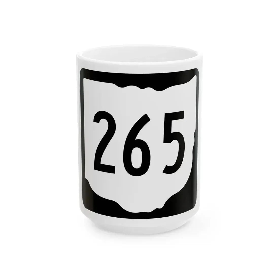 OH-265 1967 (Ohio) (Road Sign) White Coffee Mug 15oz - Go Mug Yourself
