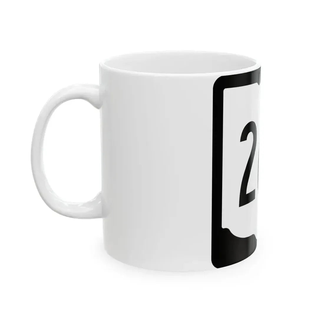 OH-266 1967 (Ohio) (Road Sign) White Coffee Mug - Go Mug Yourself