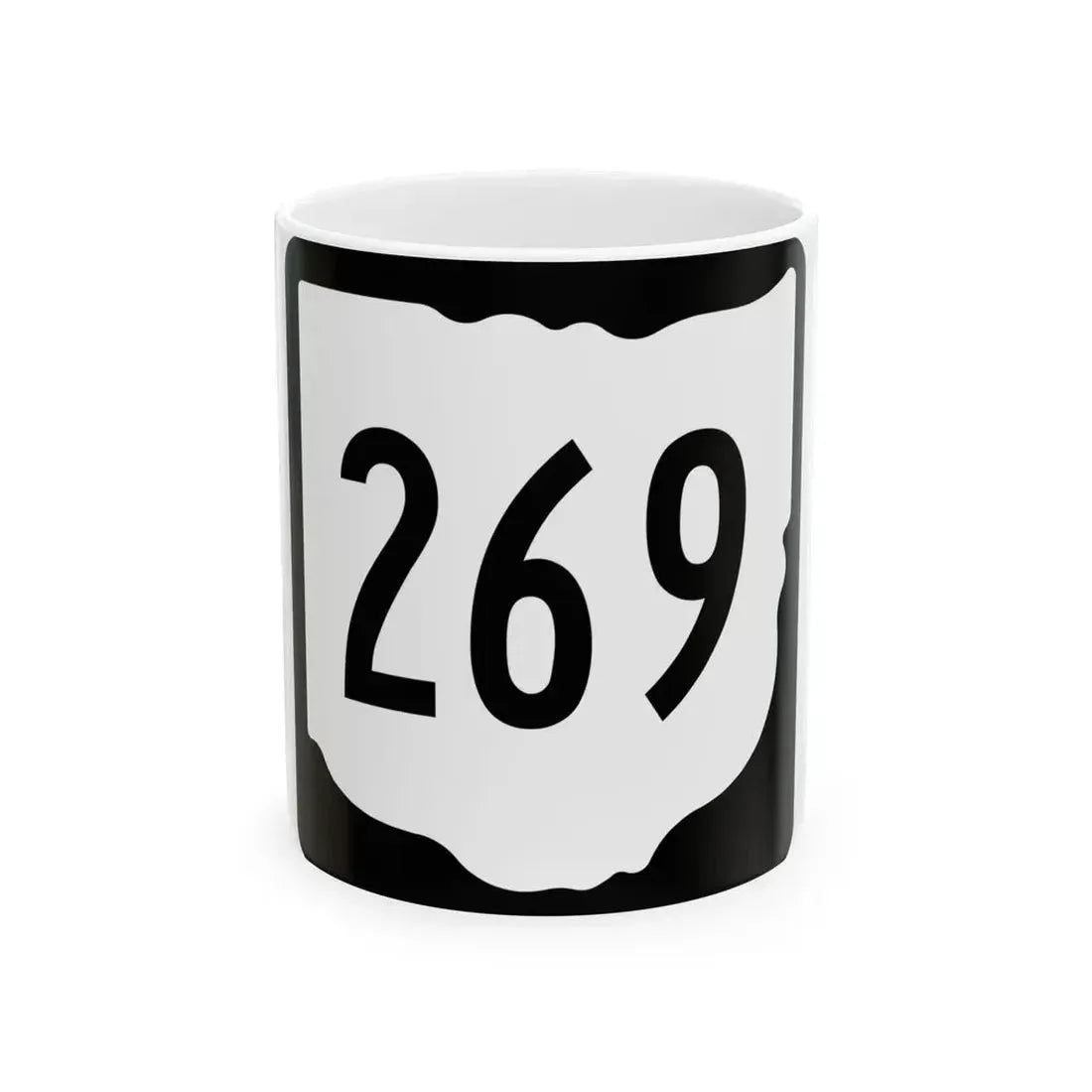 OH-269 1967 (Ohio) (Road Sign) White Coffee Mug 11oz - Go Mug Yourself