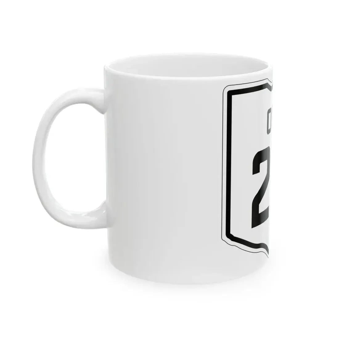 OH-271 1927 (Ohio) (Road Sign) White Coffee Mug - Go Mug Yourself