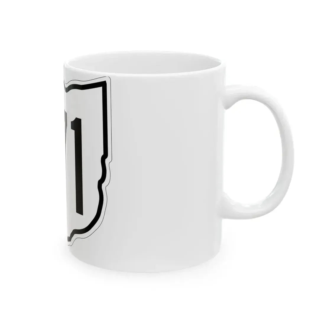 OH-271 1960 (Ohio) (Road Sign) White Coffee Mug - Go Mug Yourself