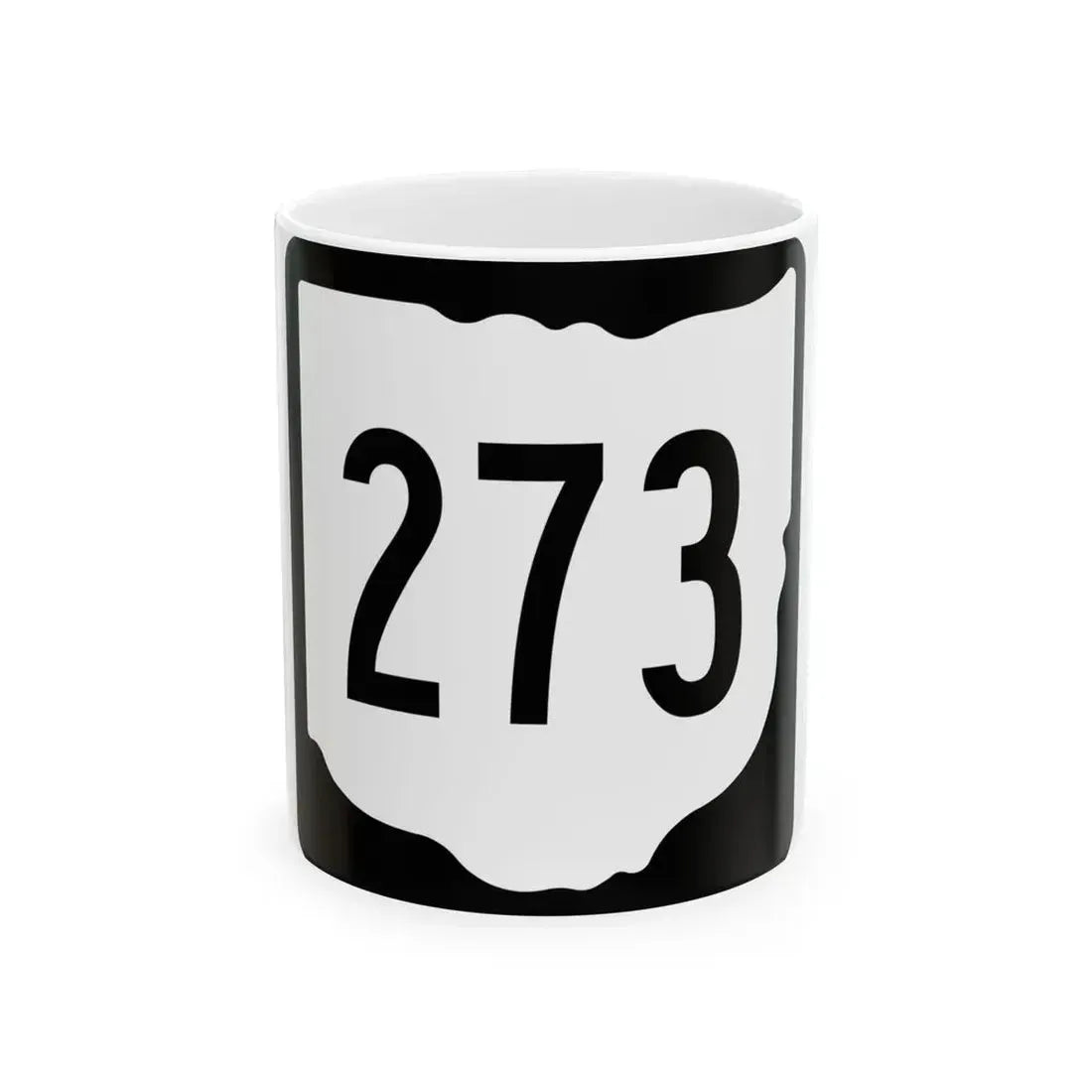 OH-273 1967 (Ohio) (Road Sign) White Coffee Mug 11oz - Go Mug Yourself