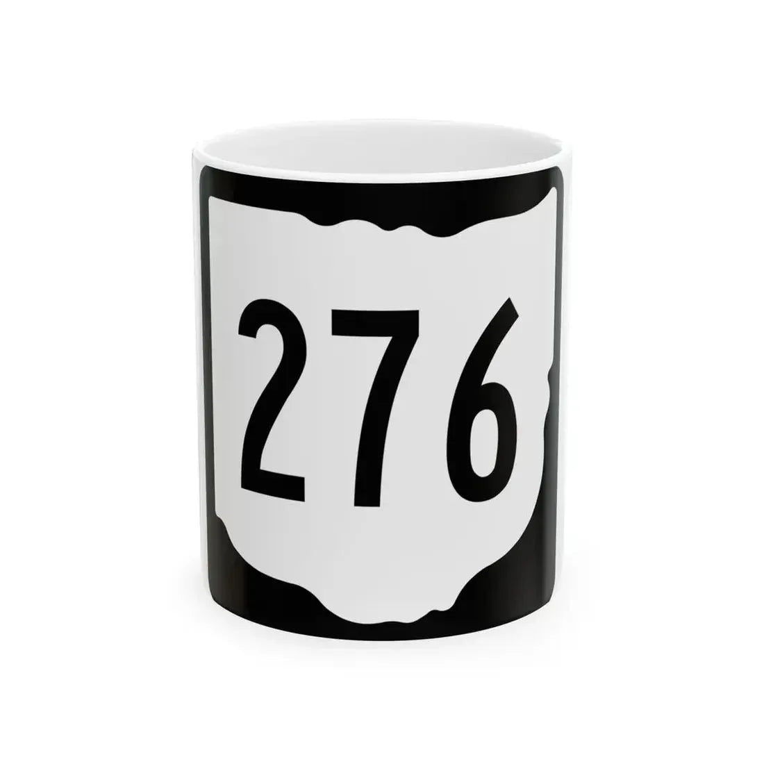 OH-276 1967 (Ohio) (Road Sign) White Coffee Mug 11oz - Go Mug Yourself