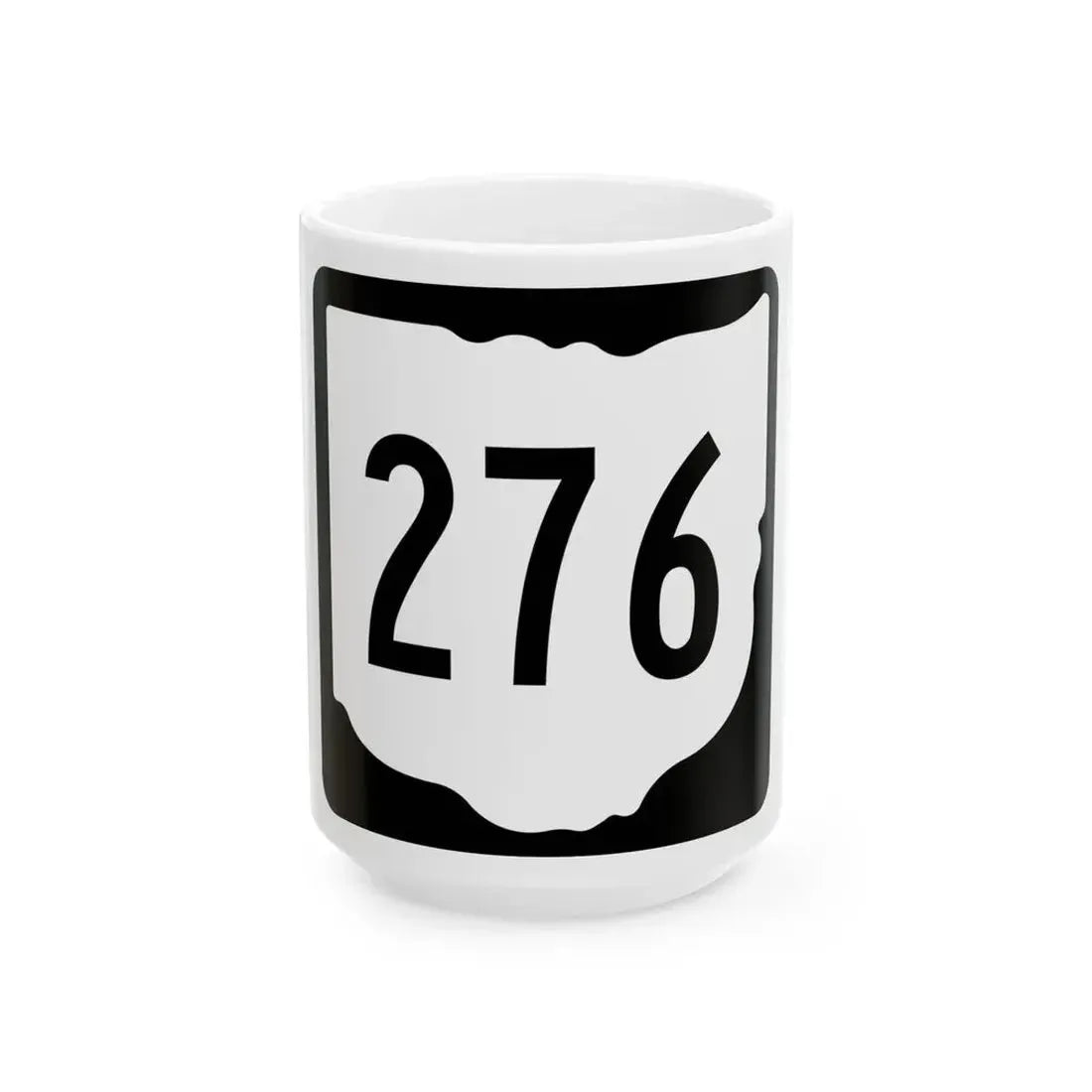 OH-276 1967 (Ohio) (Road Sign) White Coffee Mug 15oz - Go Mug Yourself