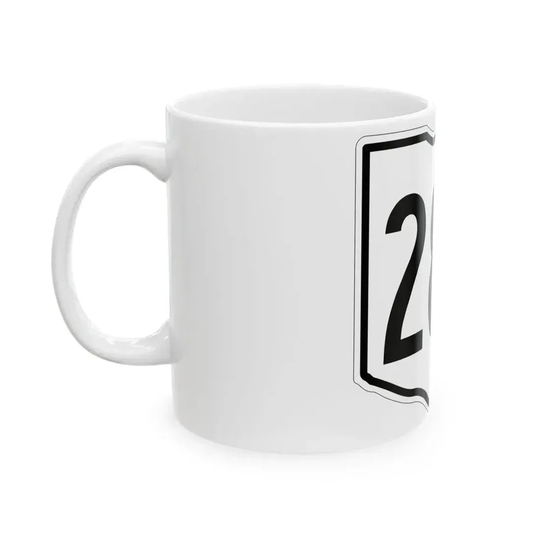 OH-280 1960 (Ohio) (Road Sign) White Coffee Mug - Go Mug Yourself