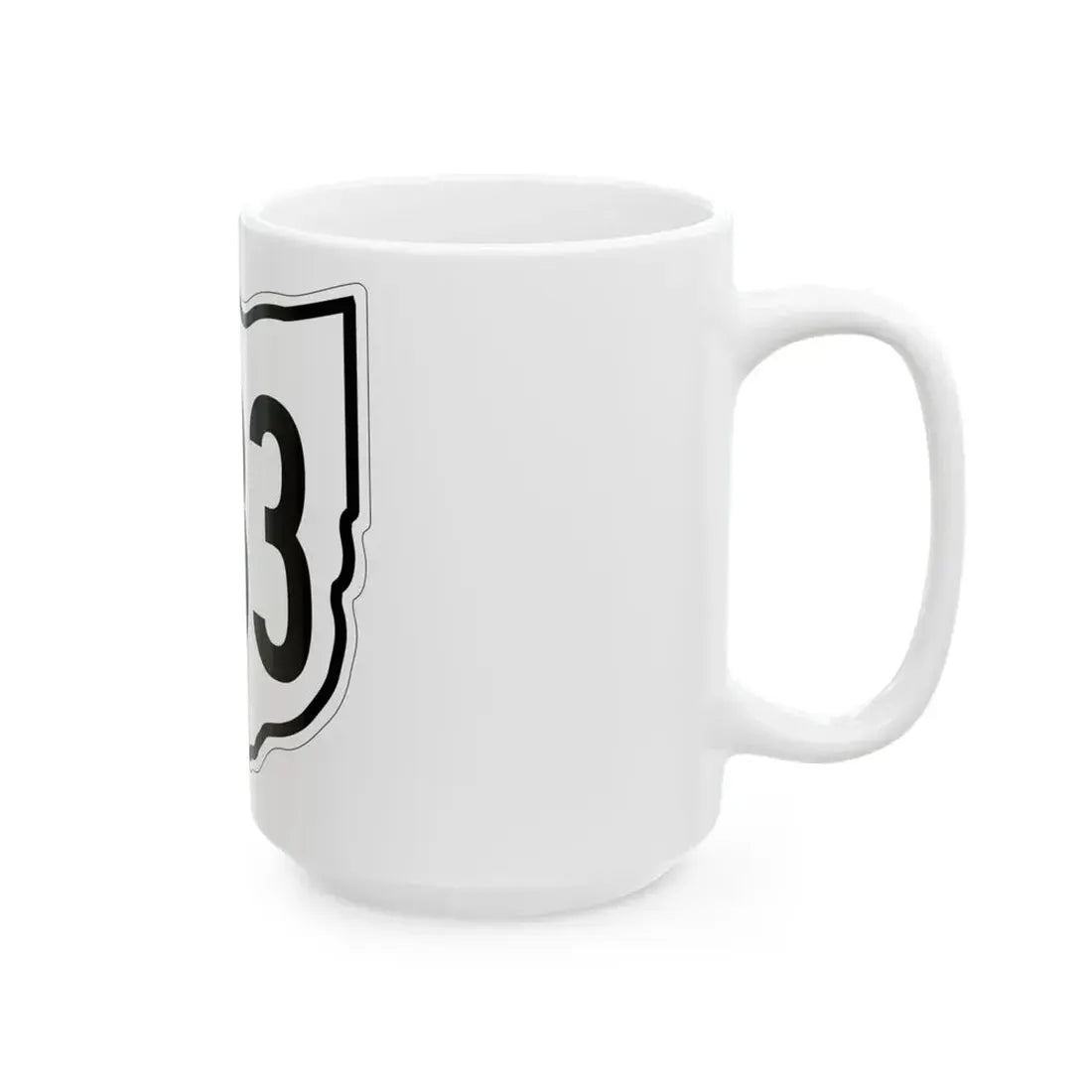 OH-283 1960 (Ohio) (Road Sign) White Coffee Mug - Go Mug Yourself
