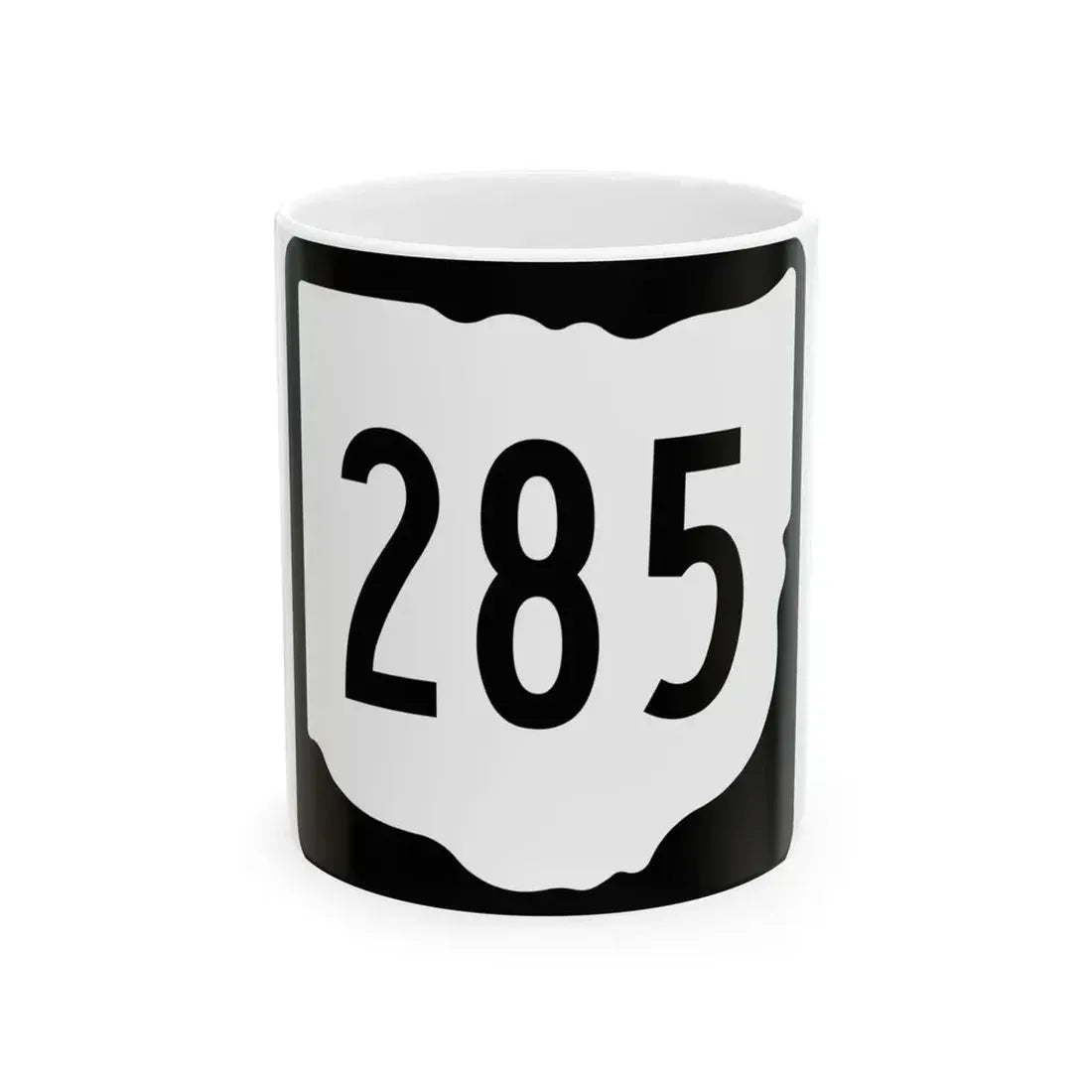 OH-285 1967 (Ohio) (Road Sign) White Coffee Mug 11oz - Go Mug Yourself