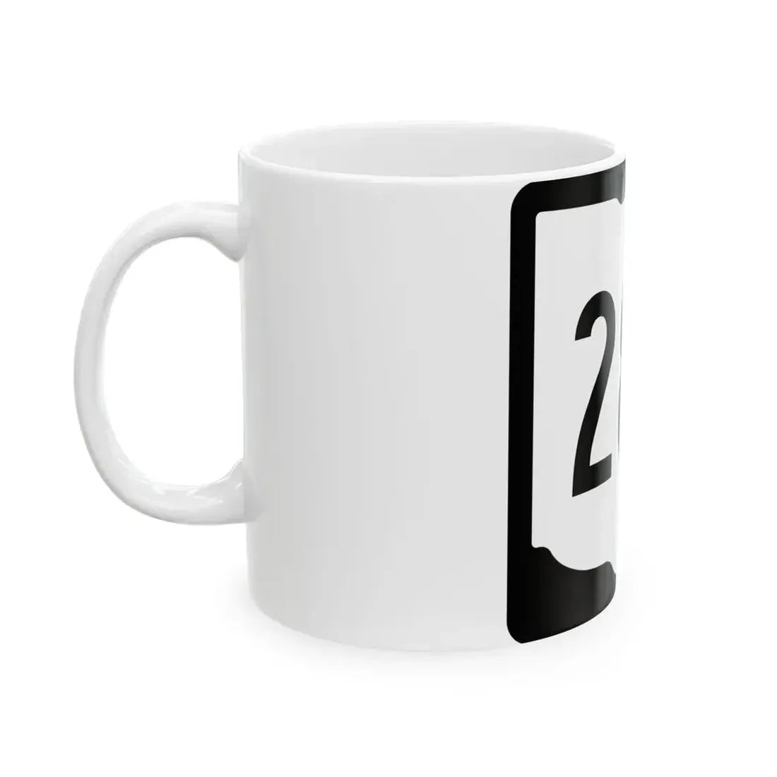 OH-287 1967 (Ohio) (Road Sign) White Coffee Mug - Go Mug Yourself