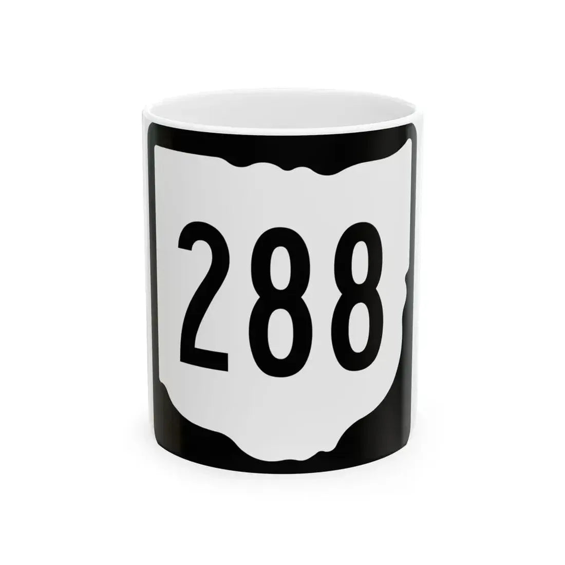 OH-288 1967 (Ohio) (Road Sign) White Coffee Mug 11oz - Go Mug Yourself