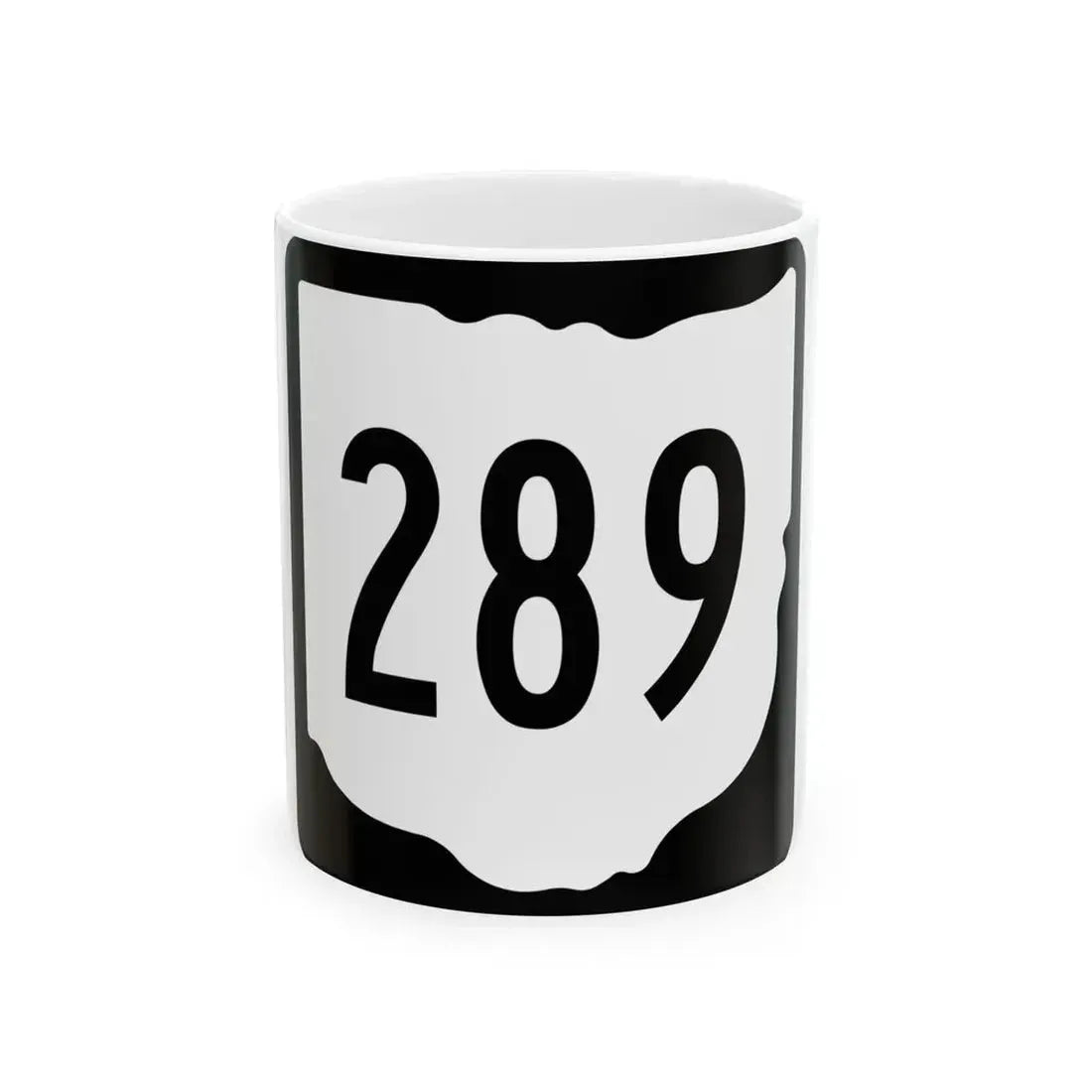 OH-289 1967 (Ohio) (Road Sign) White Coffee Mug 11oz - Go Mug Yourself
