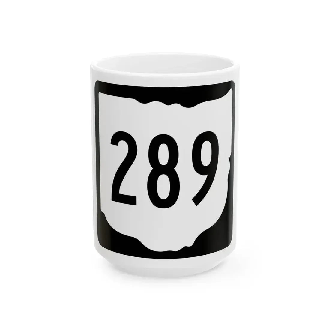 OH-289 1967 (Ohio) (Road Sign) White Coffee Mug 15oz - Go Mug Yourself