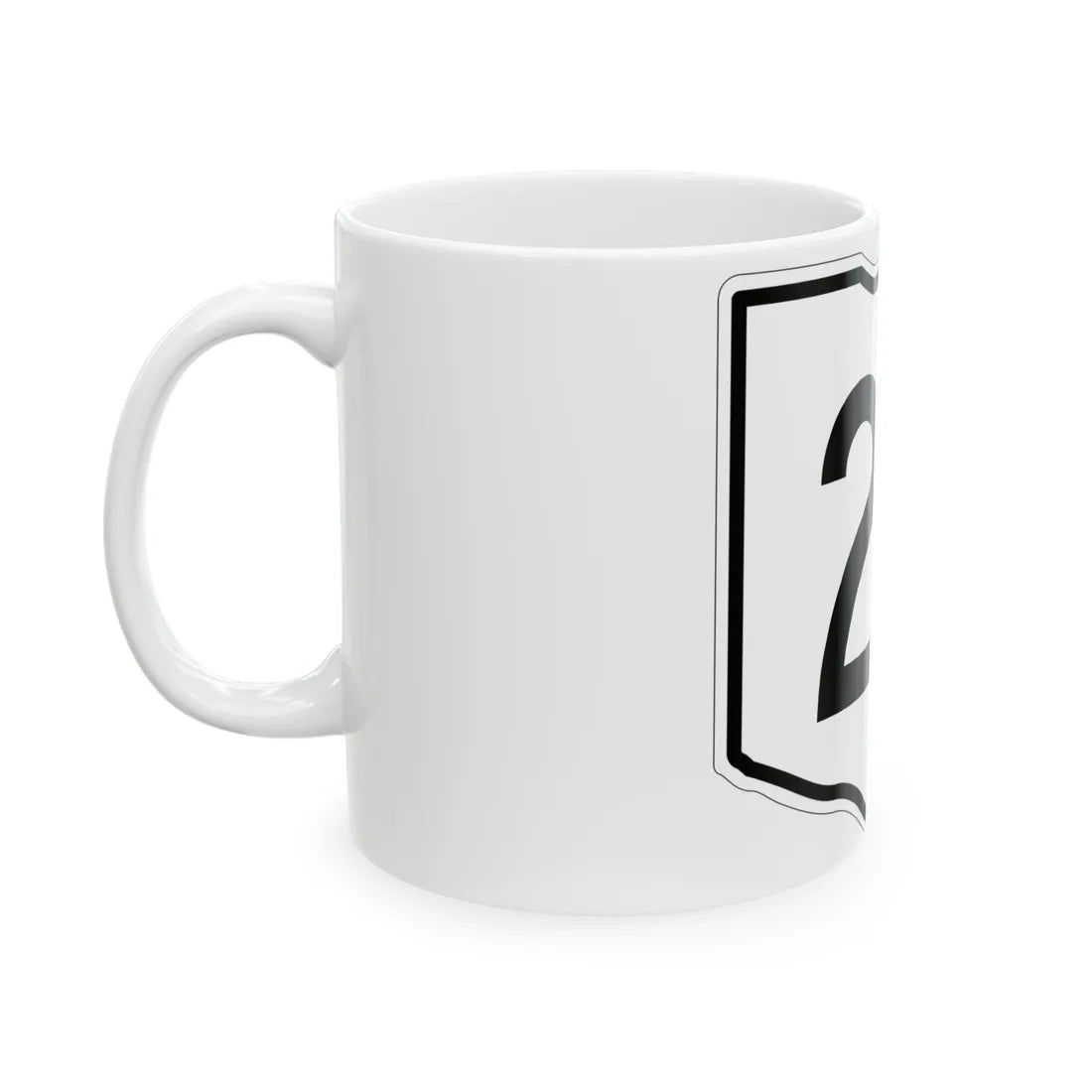 OH-29 1960 (Ohio) (Road Sign) White Coffee Mug - Go Mug Yourself