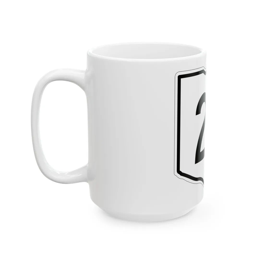 OH-29 1960 (Ohio) (Road Sign) White Coffee Mug - Go Mug Yourself
