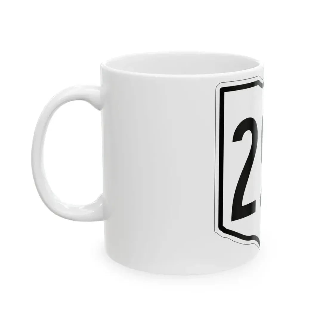 OH-290 1960 (Ohio) (Road Sign) White Coffee Mug - Go Mug Yourself