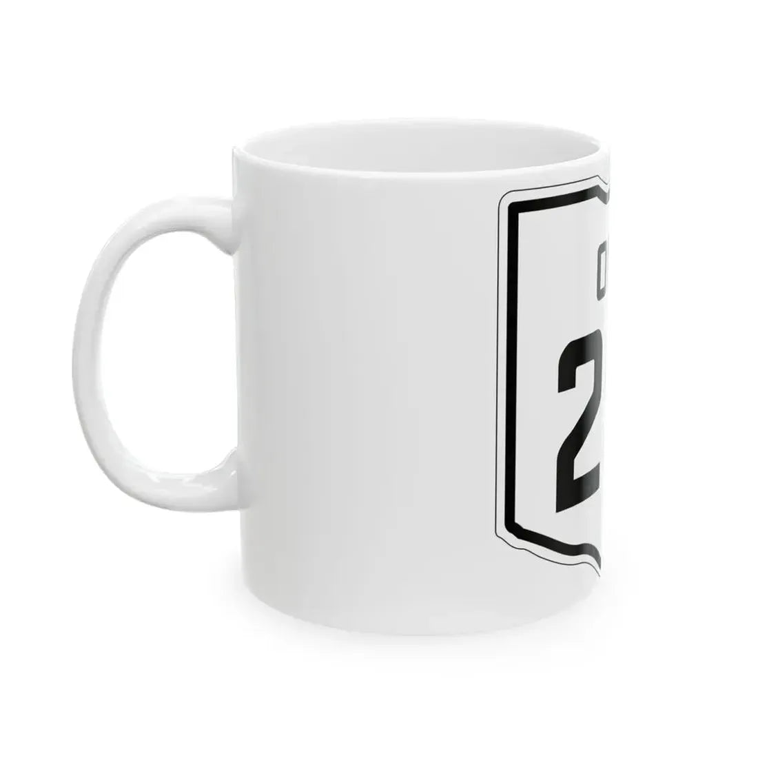 OH-291 1927 (Ohio) (Road Sign) White Coffee Mug - Go Mug Yourself