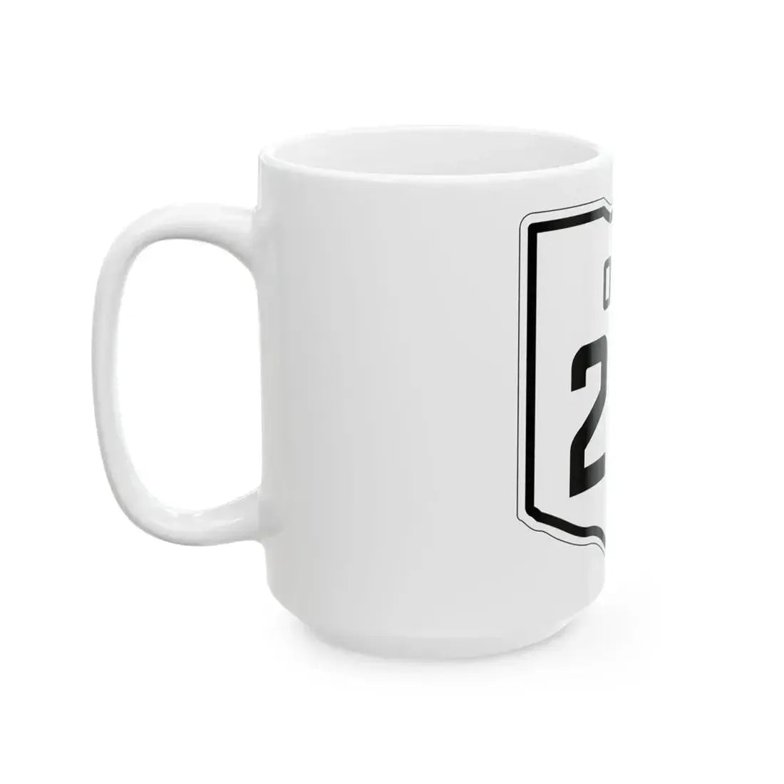 OH-291 1927 (Ohio) (Road Sign) White Coffee Mug - Go Mug Yourself