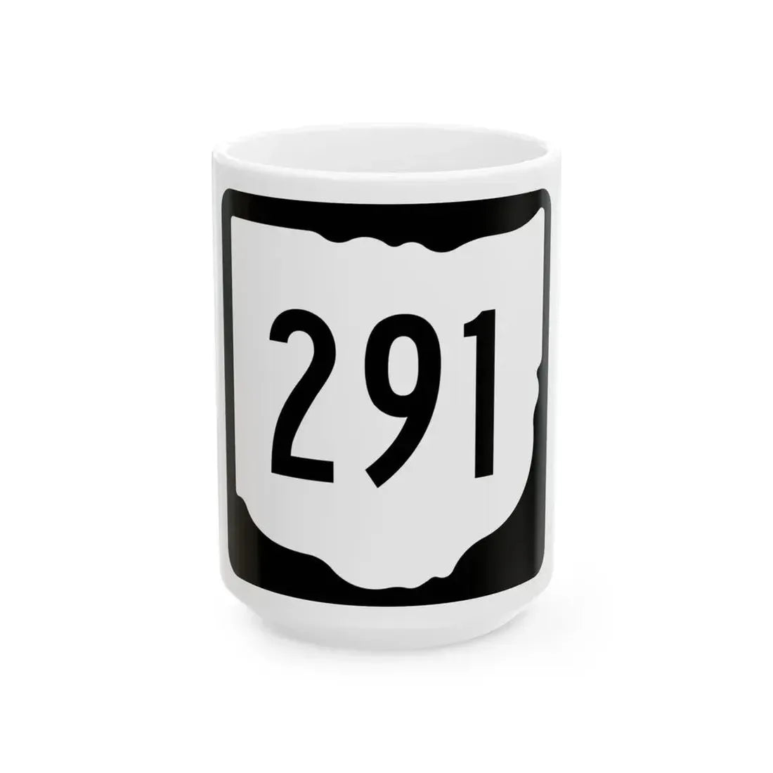 OH-291 1967 (Ohio) (Road Sign) White Coffee Mug 15oz - Go Mug Yourself
