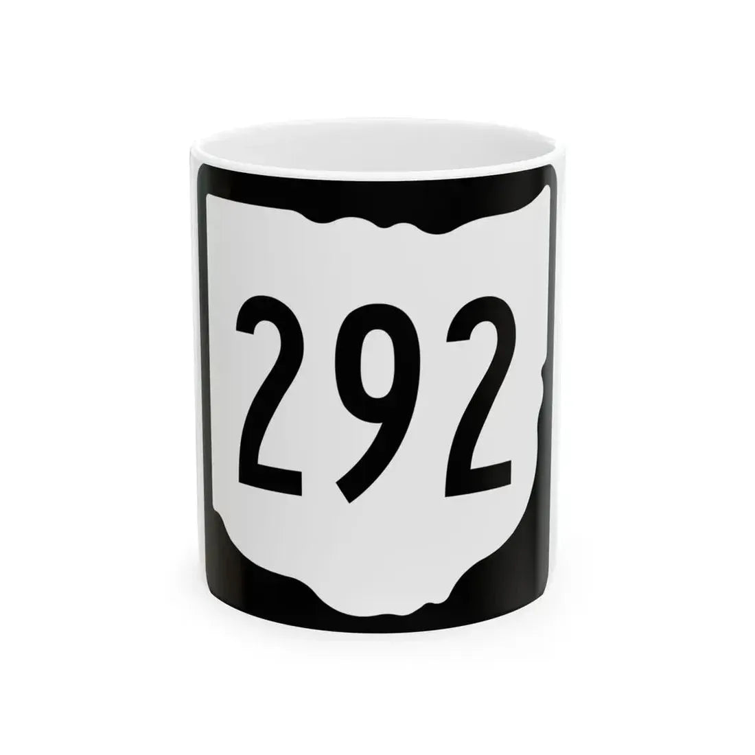 OH-292 1967 (Ohio) (Road Sign) White Coffee Mug 11oz - Go Mug Yourself