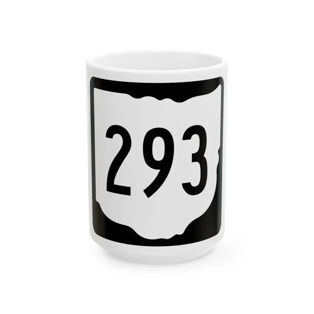 OH-293 1967 (Ohio) (Road Sign) White Coffee Mug 15oz - Go Mug Yourself