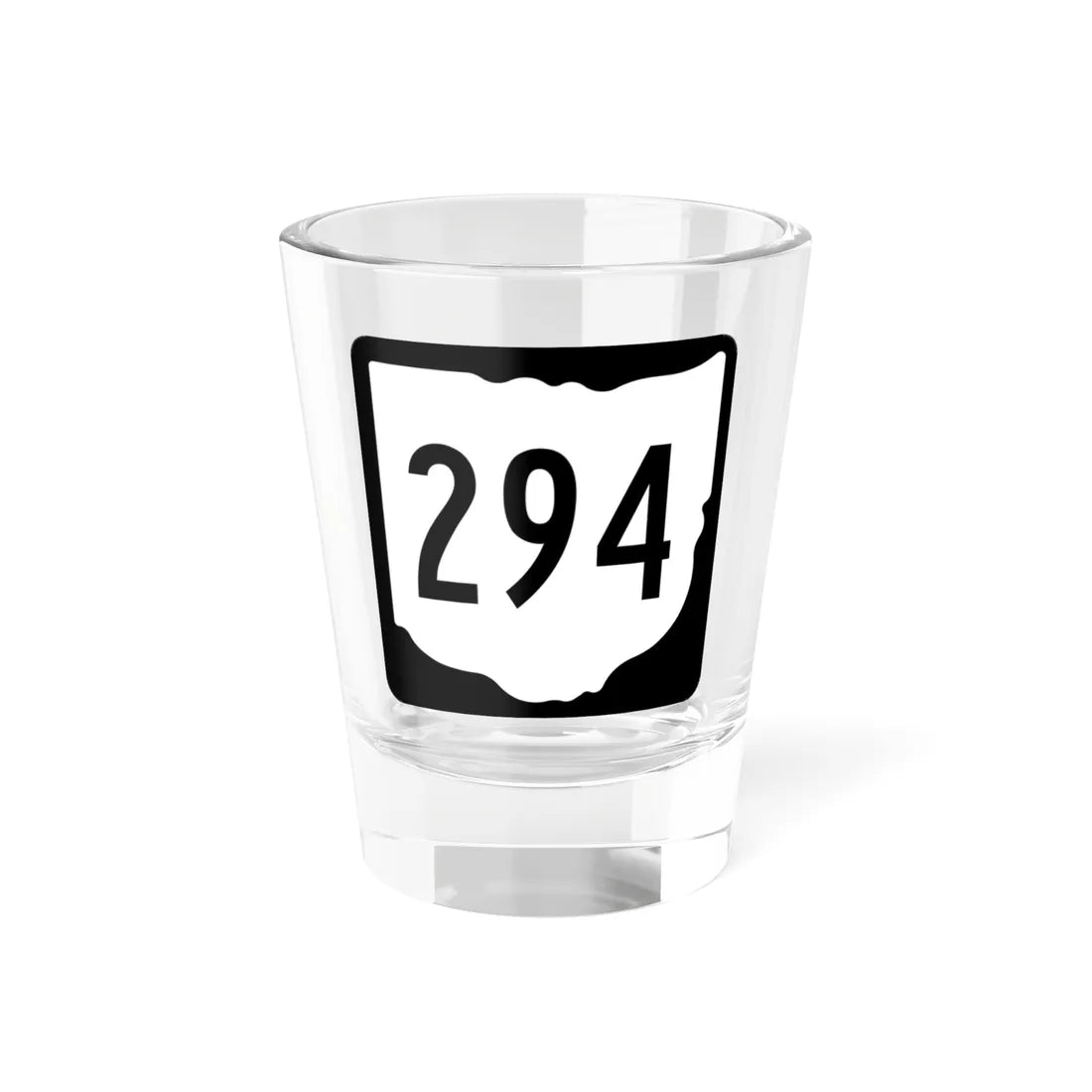 OH-294 1967 (Ohio) (Road Sign) Shot Glass 1.5oz - Go Mug Yourself