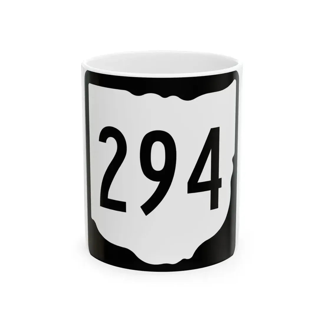 OH-294 1967 (Ohio) (Road Sign) White Coffee Mug 11oz - Go Mug Yourself