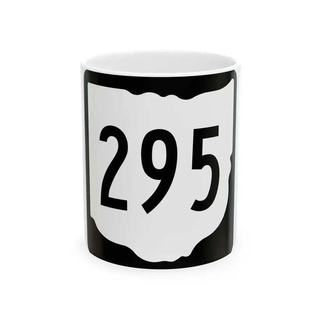 OH-295 1967 (Ohio) (Road Sign) White Coffee Mug 11oz - Go Mug Yourself