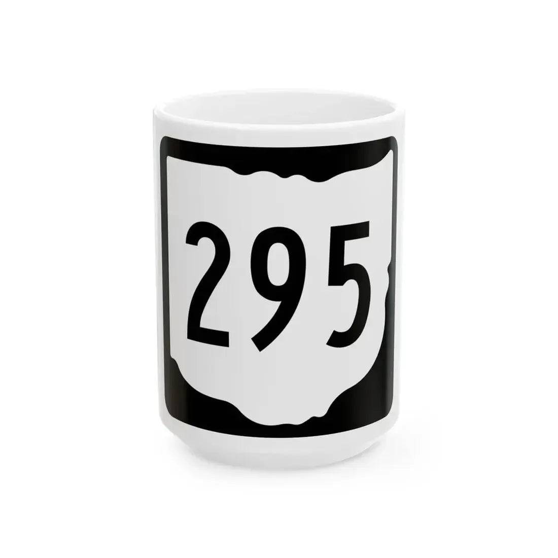 OH-295 1967 (Ohio) (Road Sign) White Coffee Mug 15oz - Go Mug Yourself