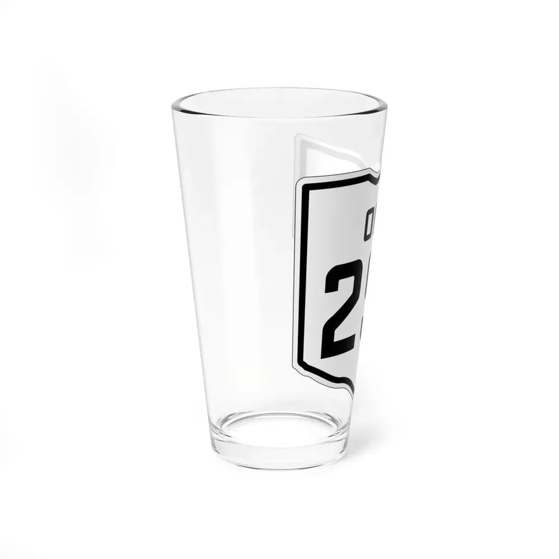 OH-297 1927 (Ohio) (Road Sign) Pint Glss 16oz - Go Mug Yourself